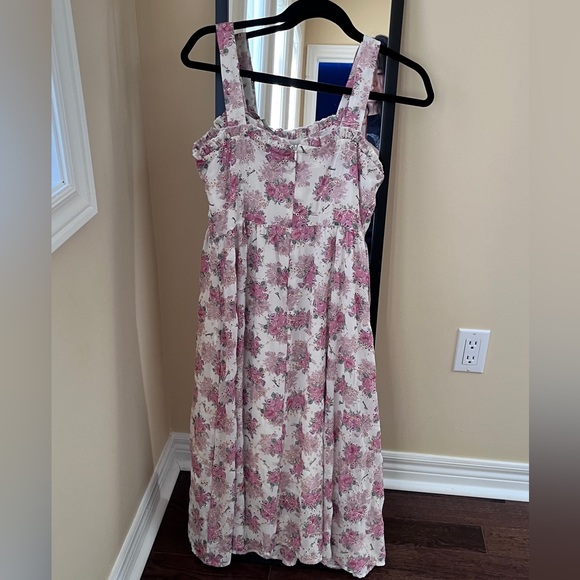 pink sleeveless dress size S - Picture 2 of 2